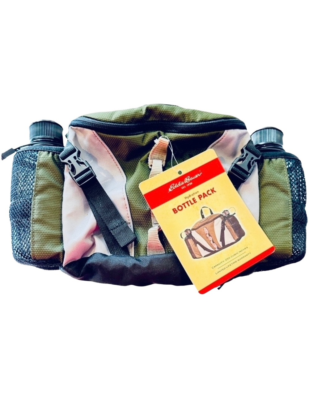 NWT Eddie Bauer Hiking Hydrate Bottle Belt Pack